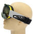 Glasses Dual Lens Motorcycle UV Snowboard Ski Goggles Green Spherical Yellow - 8