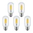 Warm White 5pcs Kwb E26/e27 Led Filament Bulbs 110-130v 6w Cool White - 1