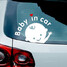 Vinyl Sticker Baby on Board Cute In Car Baby Sign Car Decal Safety - 2