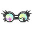 Rainbow Glasses 3 Colors Rave Crystal Goggles - 4