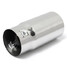 Car Stainless Steel Exhaust Round Universal Tip Tail Pipe Muffler Chrome Fits - 2