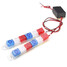 Flashing Light Warning Blue White LED Red Motorcycle Electric Cars - 4