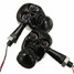 12V 4 LED Motorcycle Skull Turn Signal Indicator Amber Light Black - 5