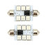 Pair RGB Remote Control 5050 Flash 6SMD 41MM Interior Lamp Car LED Light - 2