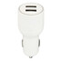 Twin Tablets Cable Port Car Charger Adapter 5V 2.1A Dual USB Smartphones - 1