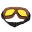 Brown Anti-UV Frame Scooter Motorcycle Retro Goggles Helmet Windproof Glasses Flying - 8