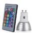 3w Remote Control Rgb Color Changing Gu10 85-265v Led Light Bulb - 1