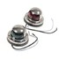 Marine Boat Yacht Stainless Steel Navigation Light Pair 12V Red Green - 1