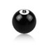 Handle Gear Shift Knob Ball Black Head - 1