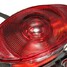 Cat Eye Number Red Lens With Chrome Plate Bracket Brake Tail Light 5W Motorcycle Rear - 9
