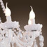 White Chandelier Living Crystal Lights Modern - 5