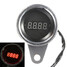 RPM Motorcycle Digital Tacho Tachometer Gauge Speedometer Cylinder LED - 1