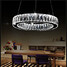 Pendant Lights Led Lighting Crystal Modern Rings Single 100 Ceiling Light - 2