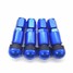 Valve Stem Automobile Tire Gas Nozzle Cover Tubeless Aluminium Alloy - 8