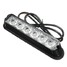 Bar 12V Emergency Warning Strobe 6LED Flashing Light Red White Car SUV - 7