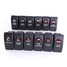 LED Illuminated Dual Red On-off Roof Light Style Narva Rocker Switch ARB Carling - 2