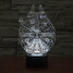 Bulb 3d Color Changing Led Night Light Lamp Shape Wars - 2