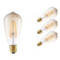 Dimmable 4 Pcs Cob Ac 220-240 V Led Filament Bulbs Decorative St64 6w E27 - 1