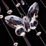 Clear Lamp Modern Lights Lighting Pendant Crystal Shape Butterfly - 3