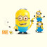 Children Light Led Birthday Gift Cute Minions Control Wall Lamp - 1