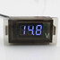 Waterproof Motorcycle LED Panel Digital Display Voltage Voltmeter - 4