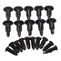 Retainer Bumper Clips Fastener Trims HYUNDAI Elantra 10pcs Front Rear Plastic Car Hood - 3