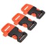 5pcs 2cm Motor Bike Belts Survival Whistle Skiing Buckle Helmet Luggage Backpack Rucksacks - 7