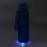 Energy Universal Car LED Water Solar Power Mat Interior Decoration Blue Light Cup - 2