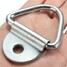 Trailer Tie Down Ring Boat Vans Trucks Zinc Plated Lashing - 7