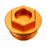 EXC Orange Stainless Steel KTM CNC Cap - 2