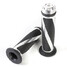 Aluminum Motorcycle Handlebar Gel Hand Grips Bar Rubber CNC - 5