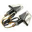 Motor Bike Turn Signal Indicators 3LED Light Amber Universal 12V Lamp - 5