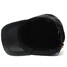 Military Leather Cadet Men Hat Cap Driving Sports Flat - 4