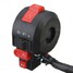 8inch Headlight ATV Horn Universal Switch Handlebar Motorcycle Electrical Start Indicator - 9