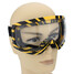 Stripe Motorcycle Goggles Lens Yellow Glasses Transparent - 7