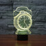Novelty Lighting Decoration Atmosphere Lamp Clock 3d Christmas Light 100 Touch Dimming - 5