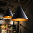 Restaurant Pendant Light Iron Dust Creative Lamp Lights Simple - 2