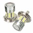 Pair 12V H7 Bulbs White SMD LED Fog Daytime Light 6000K Projector Headlight - 5