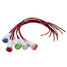 LED Indicator Pilot Dashboard Panel Warning Light 12V Color Dash Lamp 5 - 2