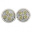 Bright White LED Interior Number Plate Light Car 4 Bulb Lamp 2Pcs 12V - 4