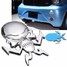 Auto Decal Label Bonnet Logo Sticker Skull Silver 3D Car Emblem Badge Motorcycle - 8