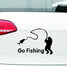 Vinyl Decals Car Sticker Fishing Decal Car Window Sticker Car Styling - 3