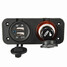 Plug Socket Motorcycle Dual USB Charger Cigarette Lighter Port Power - 1