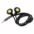 Motor Car 3W Light DC12V Lights Fog Black Shell Eagle Eye LED Daytime Running 23mm - 3