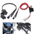 USB 2.1A Kit SAE USB Charger Inline Motorcycle Waterproof Fuse Cable Adapter - 2