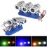 Multicolor 2Pcs 12V Motorcycle Strobe Light 3LEDs decorative sticker - 1