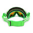 Ski Goggles Anti-Fog Green Motorcycle Racing Frame UV Protection - 4