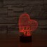 Beautiful Touch Control Love Shape Gift Led Night Lamp 100 3d - 1