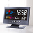 Weather 10pcs Car Thermometer LCD Screen Color Calendar 5pcs Black Digital Clock Forecast 3pcs - 1