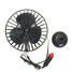 15W 4inch Type Car 12V Cooling Fan 1A Disc Suction Mount Cigarette Lighter Socket - 2